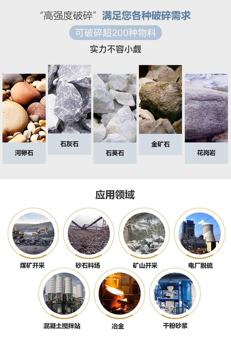 花岗岩岩石破碎机生产能力让人满意