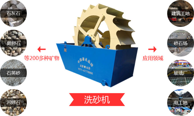 红星河卵石洗砂机
