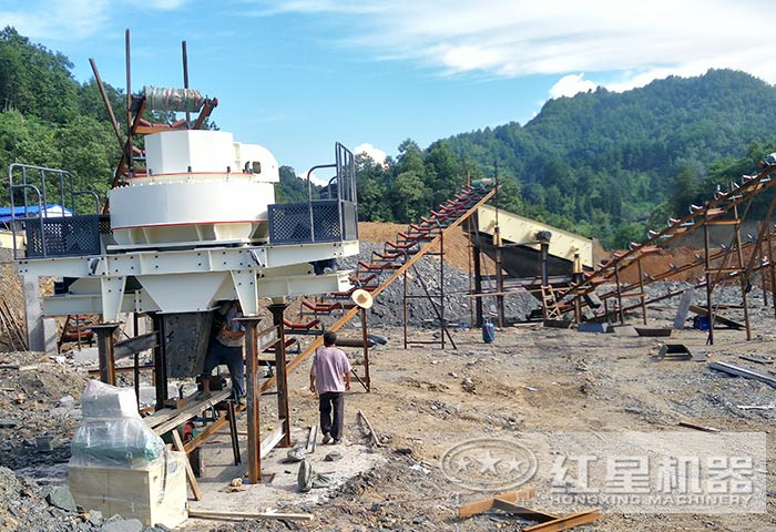 重庆又新建一座砂石场，看来2019年制砂机是停不下步伐了