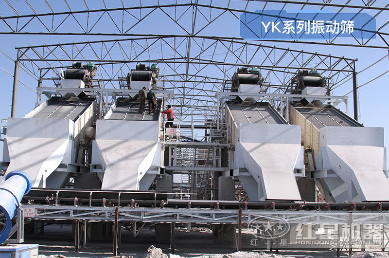 河北大型砂石破碎生产基地使用的圆振动筛
